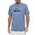 Camiseta Quiksilver Full Logo Masculina Azul Mescla - Imagem 1