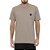 Camiseta Quiksilver Patch Round Masculina Marrom Mescla - Imagem 1