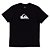 Camiseta Quiksilver Comp Logo Plus Size Masculina Preto - Imagem 1