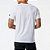 Camiseta New Balance Heathertech Estampada Branco/Preto - Imagem 2