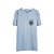 Camiseta Osklen Bolso Brasão Mc Masculina Azul Claro - Imagem 3