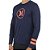 Camiseta Hurley Surf Manga Longa Circle Icon SM23 Marinho - Imagem 3