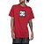 Camiseta DC Shoes DC Square Star SM23 Masculina Vermelho - Imagem 1