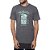 Camiseta Hurley Tiki Dring SM23 Masculina Preto Mescla - Imagem 1