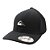 Boné Quiksilver Aba Curva Plate Metalic Silver SM23 Preto - Imagem 1