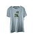 Camiseta Osklen Stone Summer Palms SM23 Masculina Azul Claro - Imagem 3