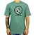 Camiseta Volcom Crisp Stone SM23 Masculina Verde Claro - Imagem 1
