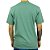 Camiseta Volcom Crisp Stone SM23 Masculina Verde Claro - Imagem 2
