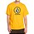 Camiseta Volcom Crisp Stone SM23 Masculina Amarelo - Imagem 1