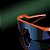 Óculos de Sol Oakley Hydra XL Neon Orange Prizm Sapphire - Imagem 6