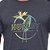 Camiseta Hurley Flower WT23 Masculina Preto Mescla - Imagem 2