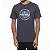 Camiseta Hurley Liquid WT23 Masculina Preto Mescla - Imagem 1