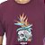 Camiseta Hurley Skull Flower WT23 Masculina Vinho - Imagem 2