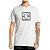 Camiseta DC Shoes DC Square Star Rusy Fill WT23 Off White - Imagem 1