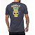 Camiseta Hurley Pine Skull Masculina WT23 Preto Mescla - Imagem 2