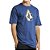 Camiseta Volcom Slightly Removed WT23 Masculina Azul Escuro - Imagem 1
