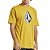 Camiseta Volcom Slightly Removed WT23 Masculina Amarelo - Imagem 1