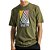 Camiseta Volcom Zorn WT23 Masculina Verde Militar - Imagem 1
