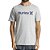 Camiseta Hurley O&O Solid SM24 Masculina Mescla Cinza - Imagem 1