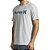 Camiseta Hurley O&O Solid SM24 Masculina Mescla Cinza - Imagem 3