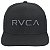 Boné RVCA Aba Reta RVCA Twill Snapback II S24 Preto/Charcoal - Imagem 5