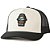 Boné Rip Curl Aba Curva Search Icon Trucker SM24 Black/White - Imagem 1