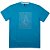 Camiseta Volcom Visualizer SM24 Masculina Mescla Azul - Imagem 1