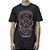 Camiseta Oakley Dia De Los Muertos Skull SM24 Blackout - Imagem 1