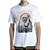 Camiseta MCD Regular Santa Revolucion WT23 Masculina Branco - Imagem 1
