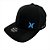 Boné Hurley Aba Curva Closed Imp WT24 Preto - Imagem 1