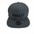 Boné Hurley Aba Reta Flat Rubber Imp WT24 Cinza - Imagem 3