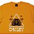 Camiseta Oakley Psy Frog Triangle W24 Masculina Amber Yellow - Imagem 3