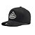 Boné RVCA Aba Curva Bull Terrier Snapback WT24 Preto - Imagem 1