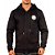 Moletom Rip Curl Aberto Round Logo Zip WT24 Masculino Black - Imagem 1