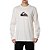 Camiseta Quiksilver Manga Longa Comp Logo WT24 Off White - Imagem 1