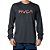 Camiseta RVCA Manga Longa Big RVCA LS WT24 Cinza Escuro - Imagem 1