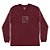 Camiseta DC Shoes Manga Longa Static Outine Star WT24 Bordô - Imagem 4