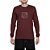 Camiseta DC Shoes Manga Longa Static Outine Star WT24 Bordô - Imagem 1