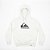 Moletom Quiksilver Canguru Full Logo 280G WT24 Cinza Claro - Imagem 3