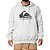 Moletom Quiksilver Canguru Full Logo 280G WT24 Cinza Claro - Imagem 1