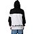 Moletom Quiksilver Canguru Tone Panel 305G WT24 Preto/Branco - Imagem 2