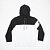 Moletom Quiksilver Canguru Tone Panel 305G WT24 Preto/Branco - Imagem 3