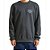 Moletom Hurley Careca Global WT24 Masculino Mescla Preto - Imagem 1