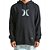 Moletom Hurley Canguru Icon WT24 Masculino Preto - Imagem 1