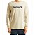 Camiseta Hurley Manga Longa O&O Solid WT24 Masculina Areia - Imagem 1