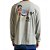 Camiseta Hurley Manga Longa Euro 22 WT24 Mescla Cinza - Imagem 2