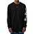 Camiseta MCD Manga Longa Tritão WT24 Masculina Preto - Imagem 1