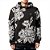 Moletom MCD Canguru Especial Rosas WT24 Masculino Preto - Imagem 1