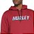 Moletom Hurley Canguru Fastlane PE Masculino Vermelho - Imagem 3