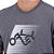 Camiseta Oakley Striped B1B WT24 Masculina Atlhetic Heather - Imagem 3